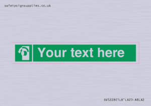 Custom Turn Anti-Clockwise Sign